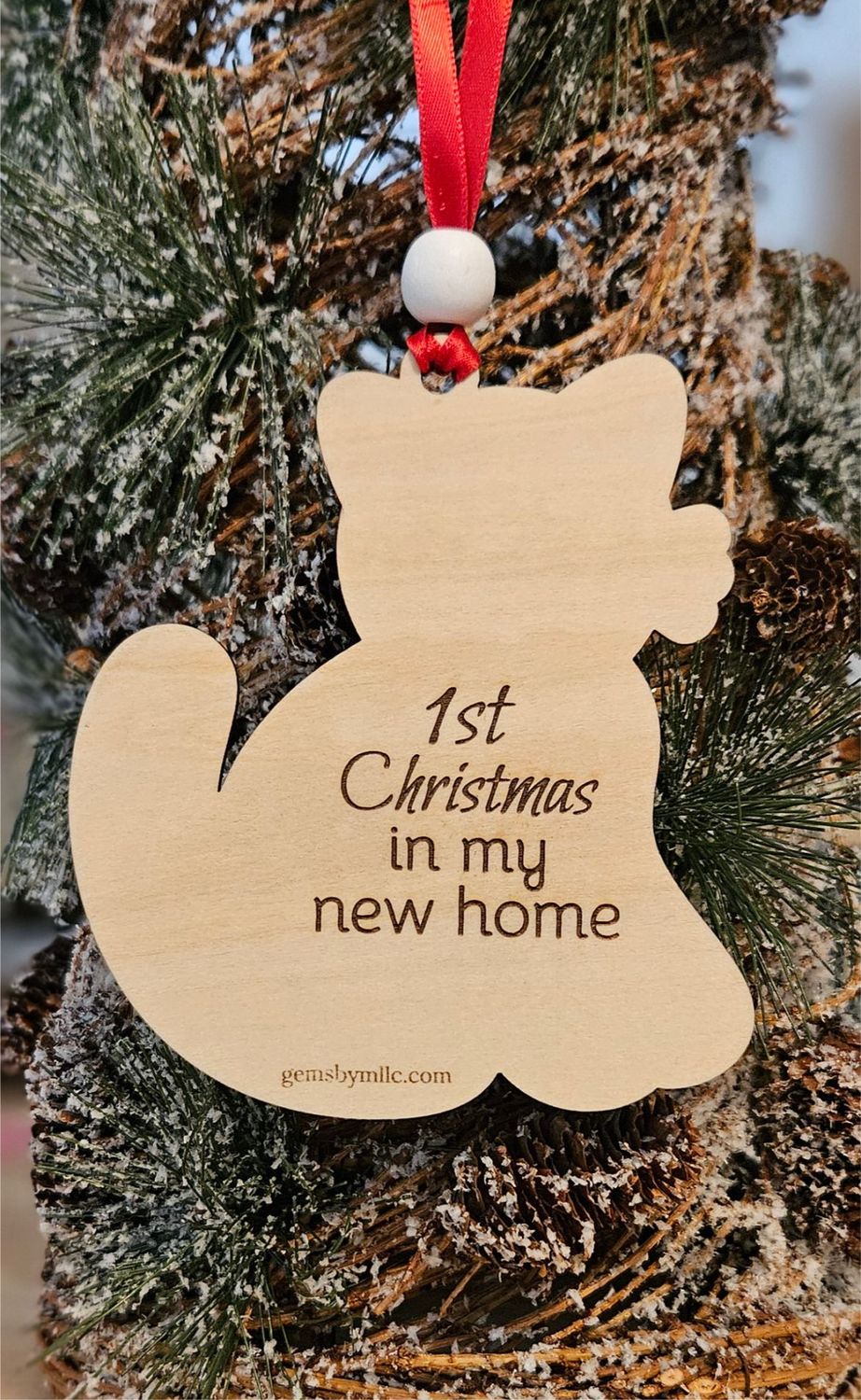 Personalized Gingerbread Pet Christmas Ornament