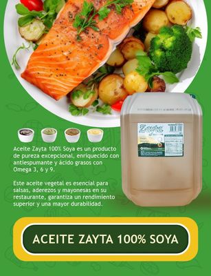 Aceite Zayta 100% Soya 20 Lts