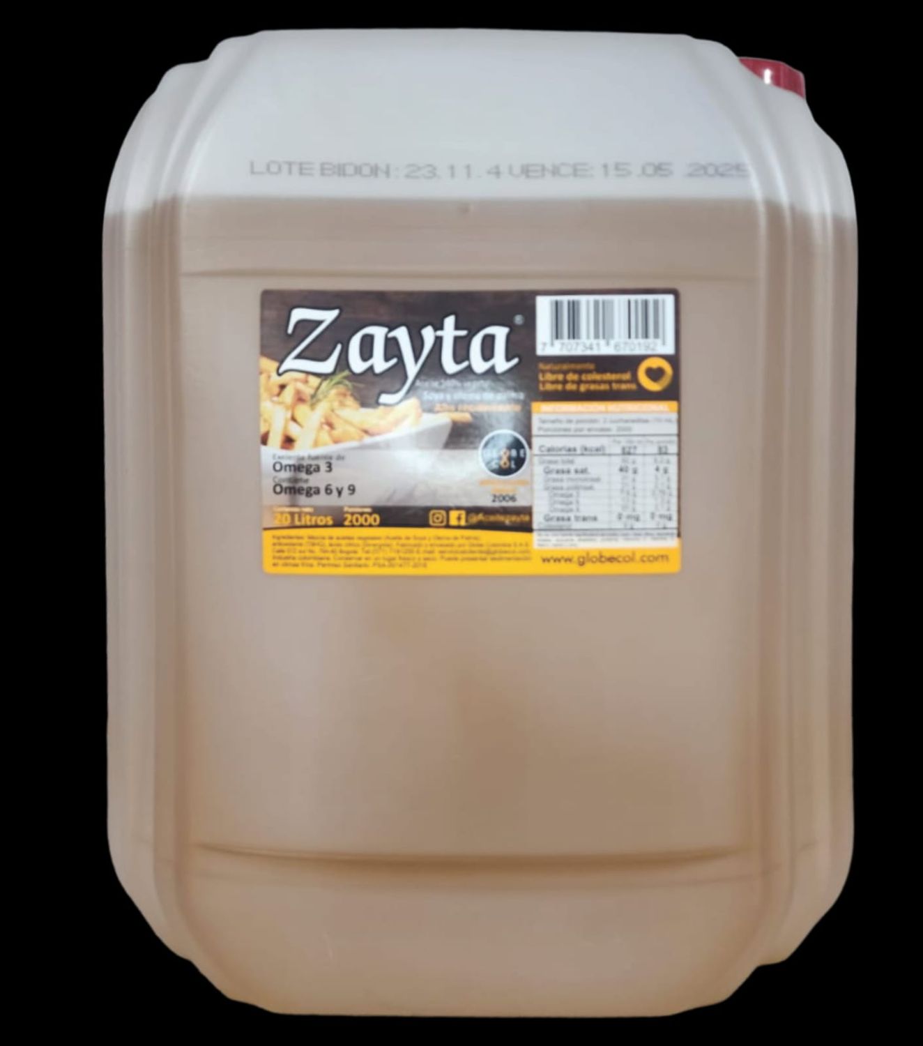 Aceite Zayta 20 Lts Alto Rendimiento