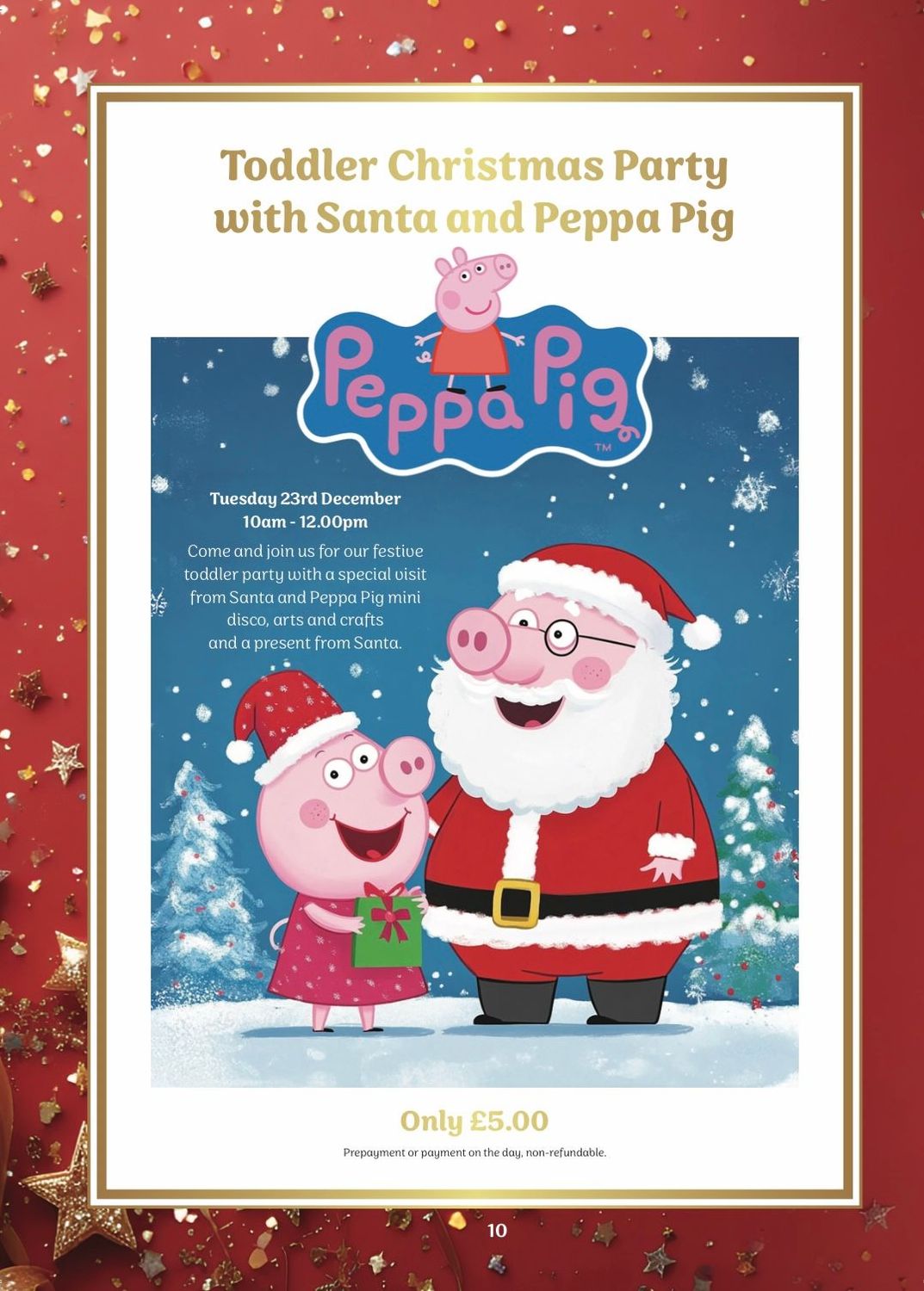 Peppa pig & Santa toddler Christmas party