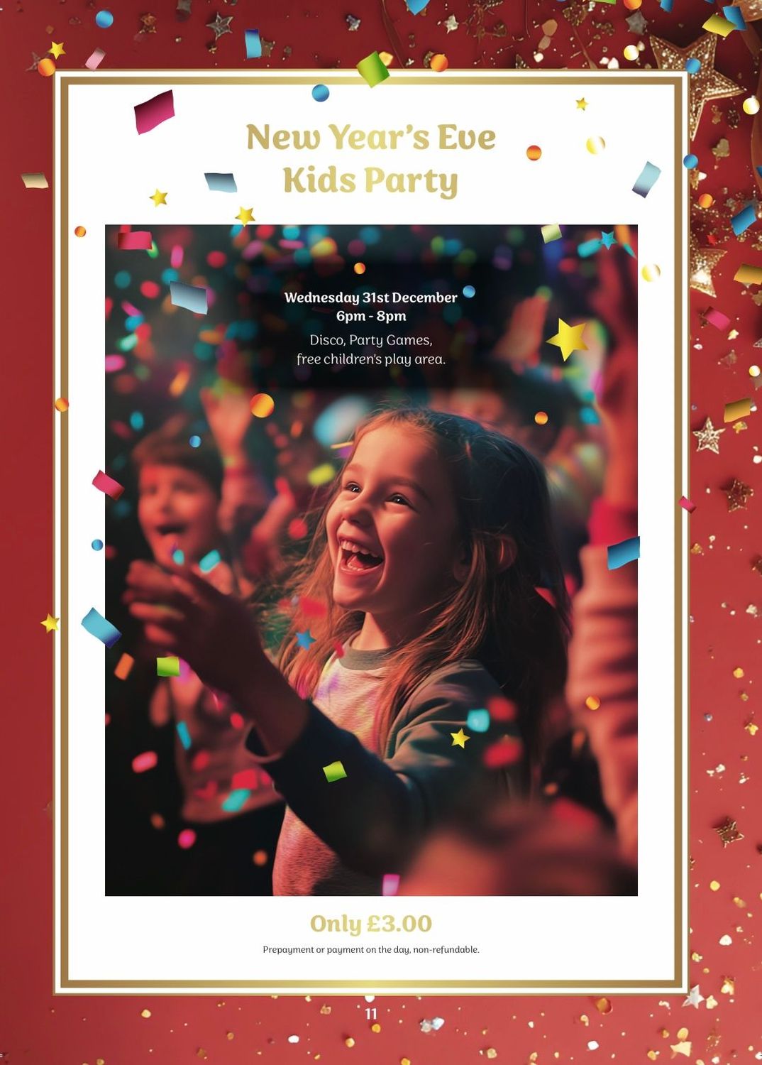 New years eve kids party