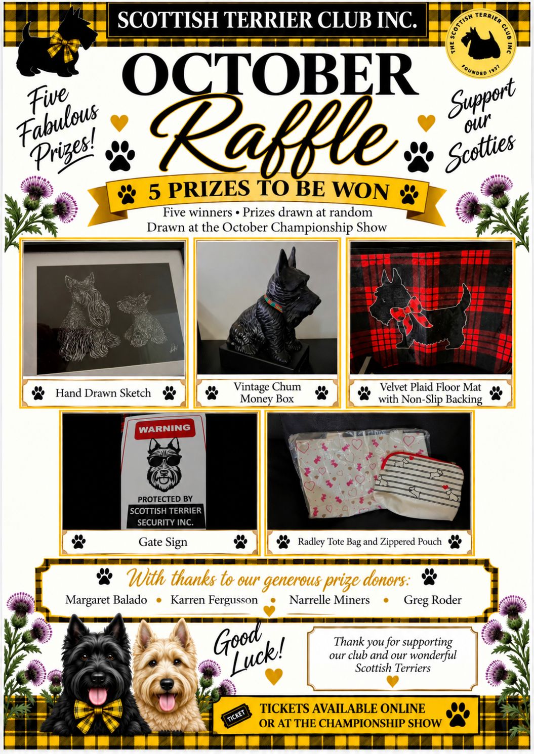 October 2026 Raffle Tickets