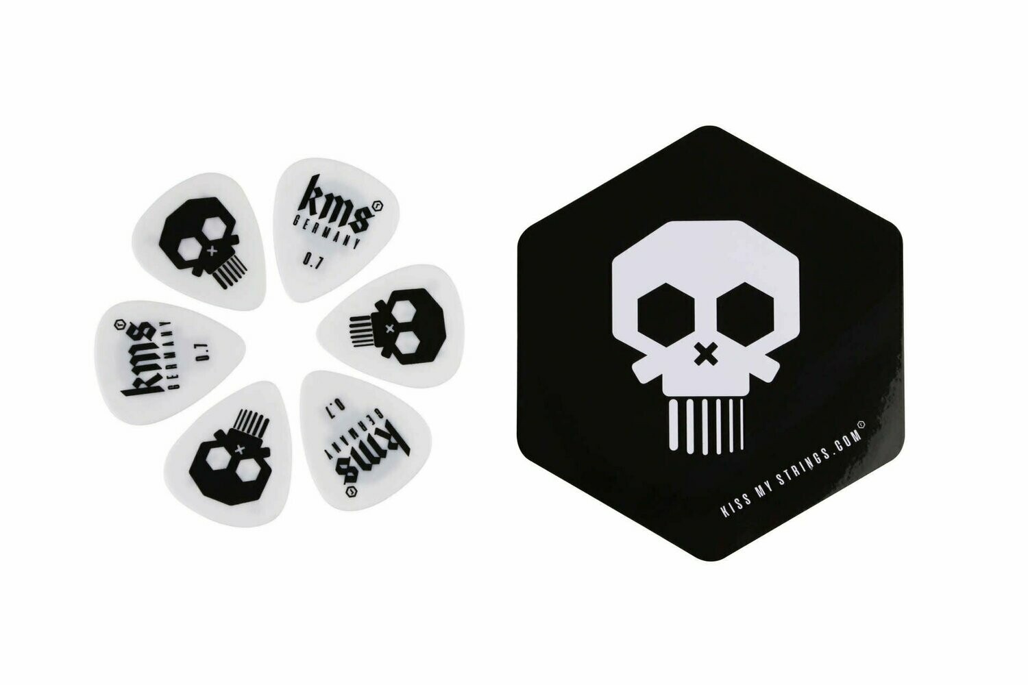 Guitar Picks - DELRIN  0,7mm - 6 pcs.