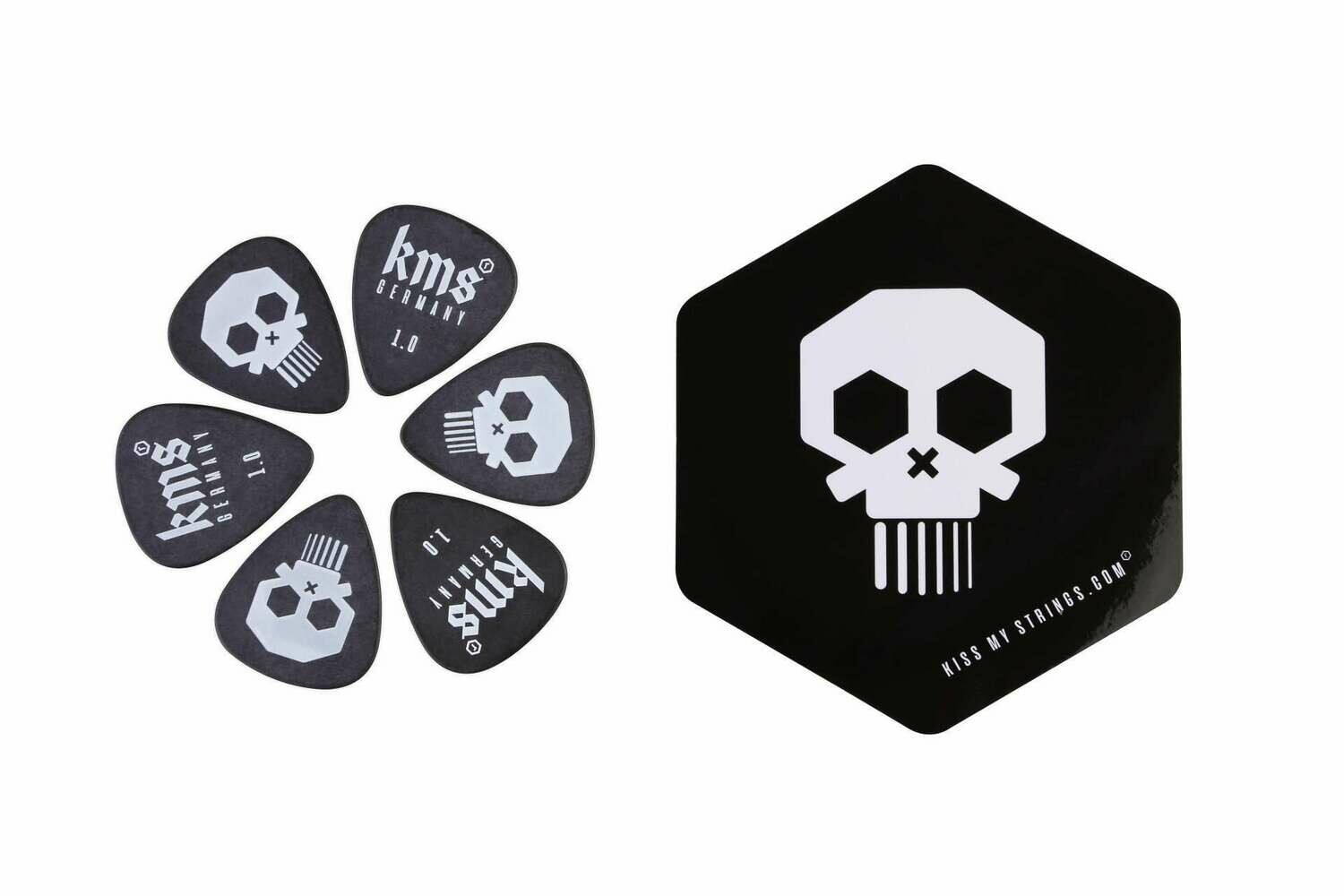 Guitar Picks - DELRIN  1.0mm - 6 pcs.