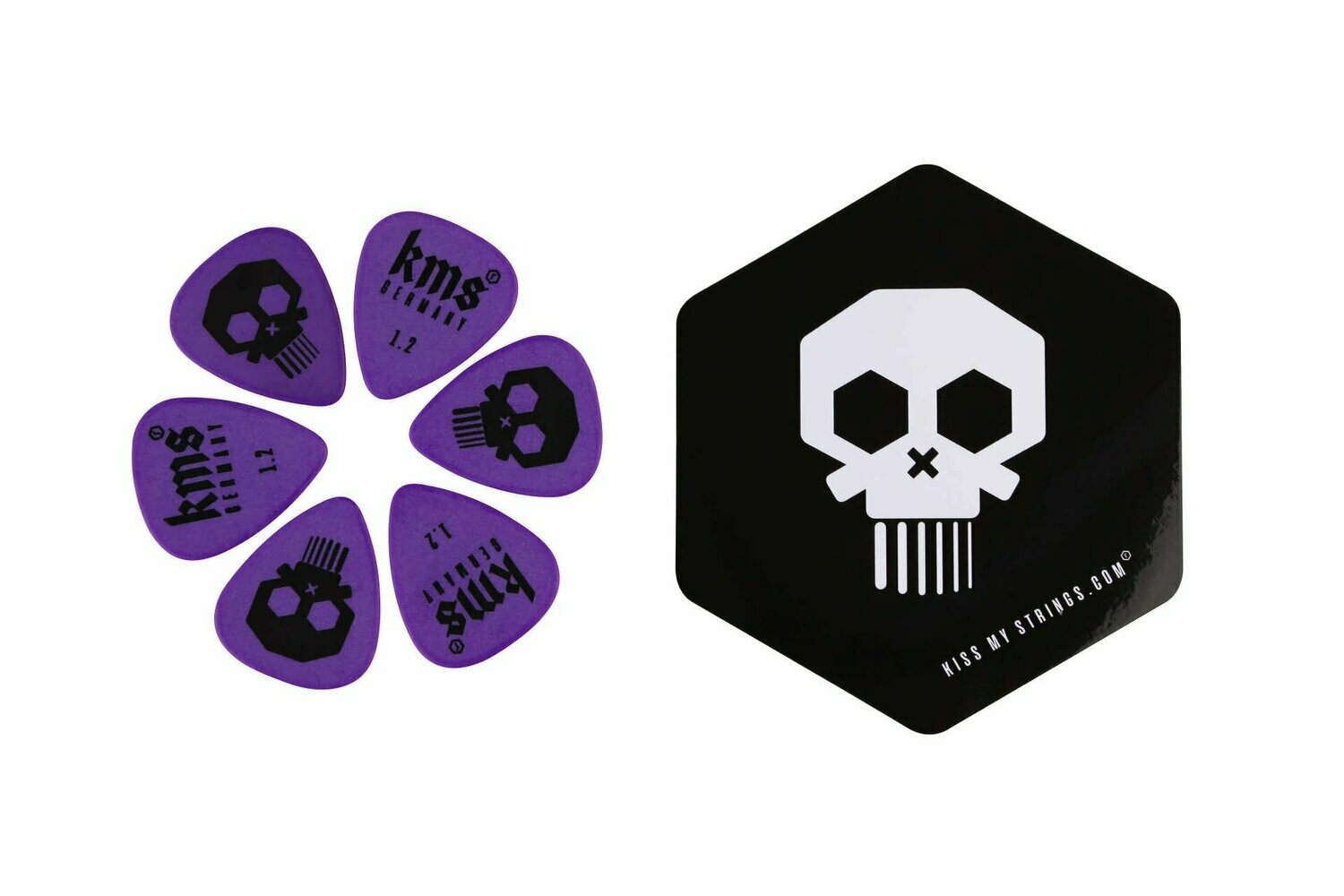 Guitar Picks - DELRIN  1.2mm - 6 pcs.