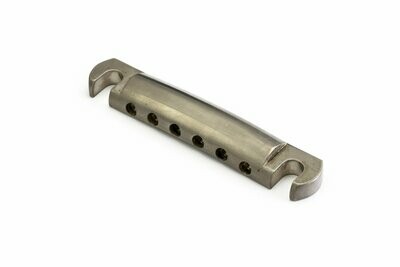 KMS STOPTAIL - Aged, Nickel plated Stop-Tailpiece