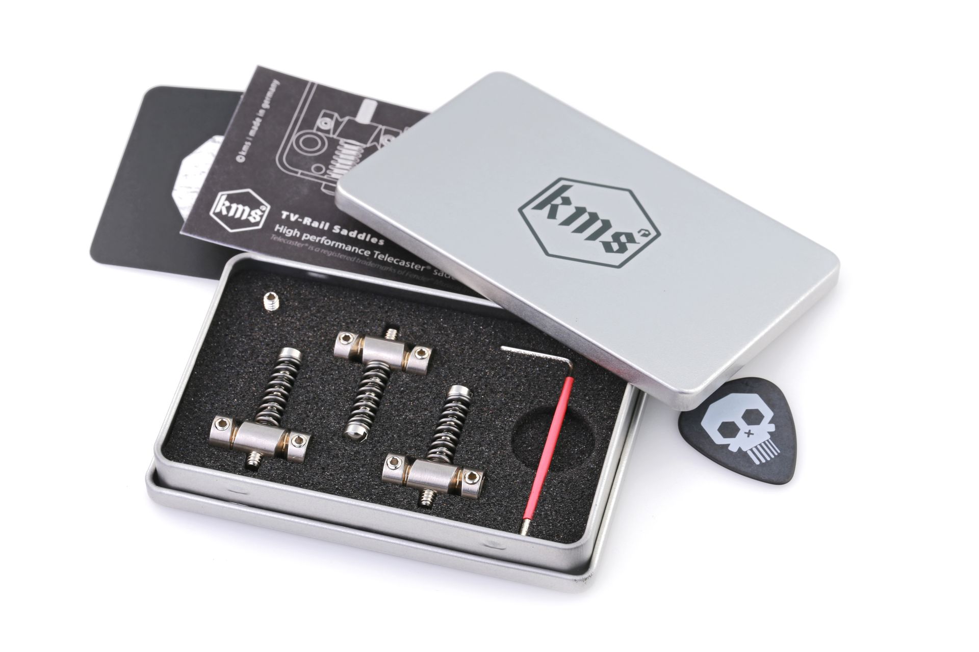 TV-Rails +, Special-Coated Compensated Tele® Bridge Saddles