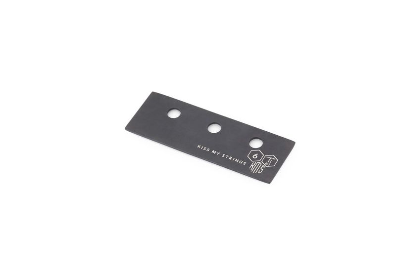 Fine-Tuner Spring Plate Support Shim — 6-String — Carbon Black PVD Fine-Tuner Spring Plate Support Shim — 6-String — Carbon Black PVD