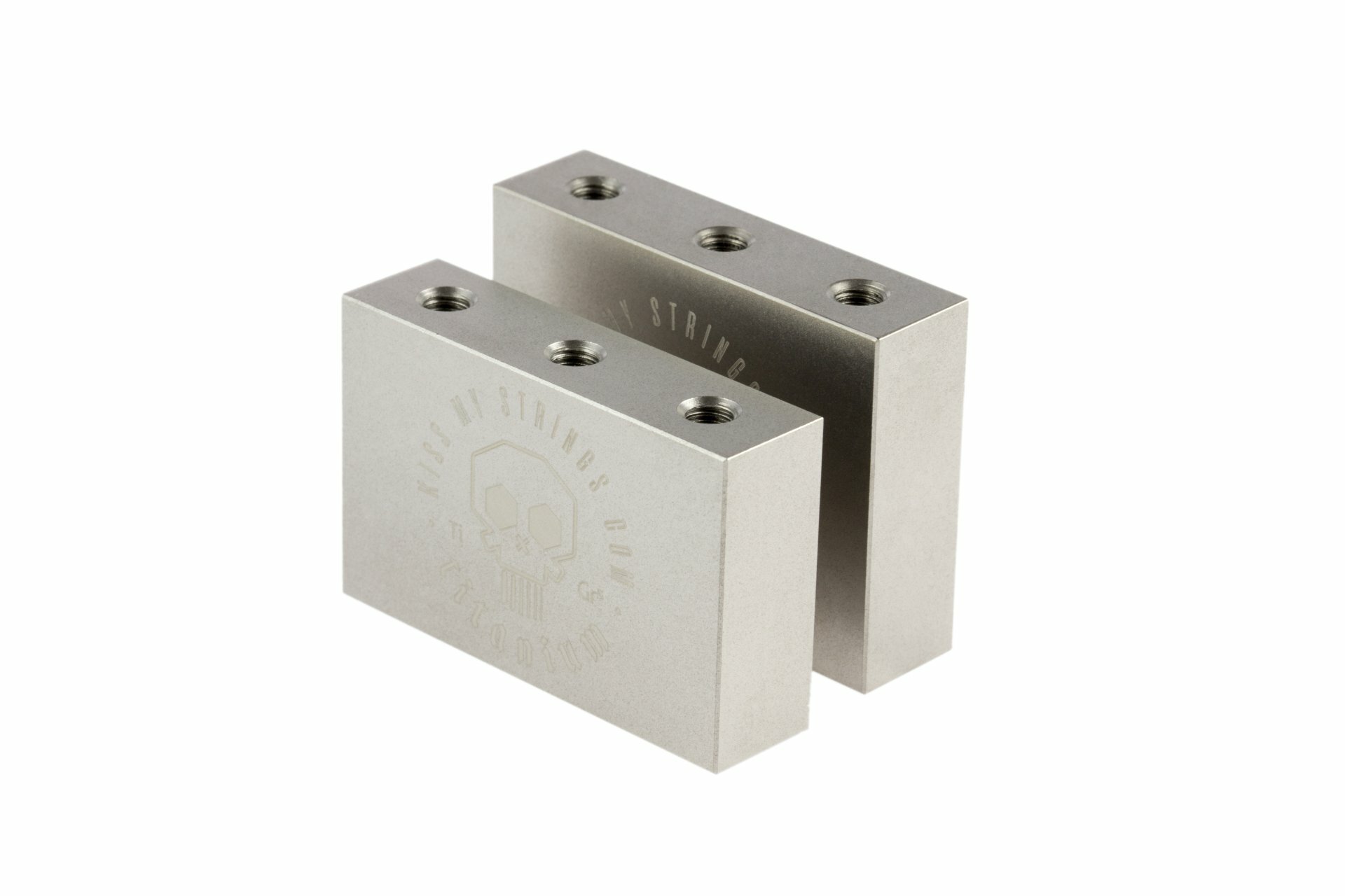 MONOLITH Fixed-Length Titanium Tremolo Block — Spring Retainer