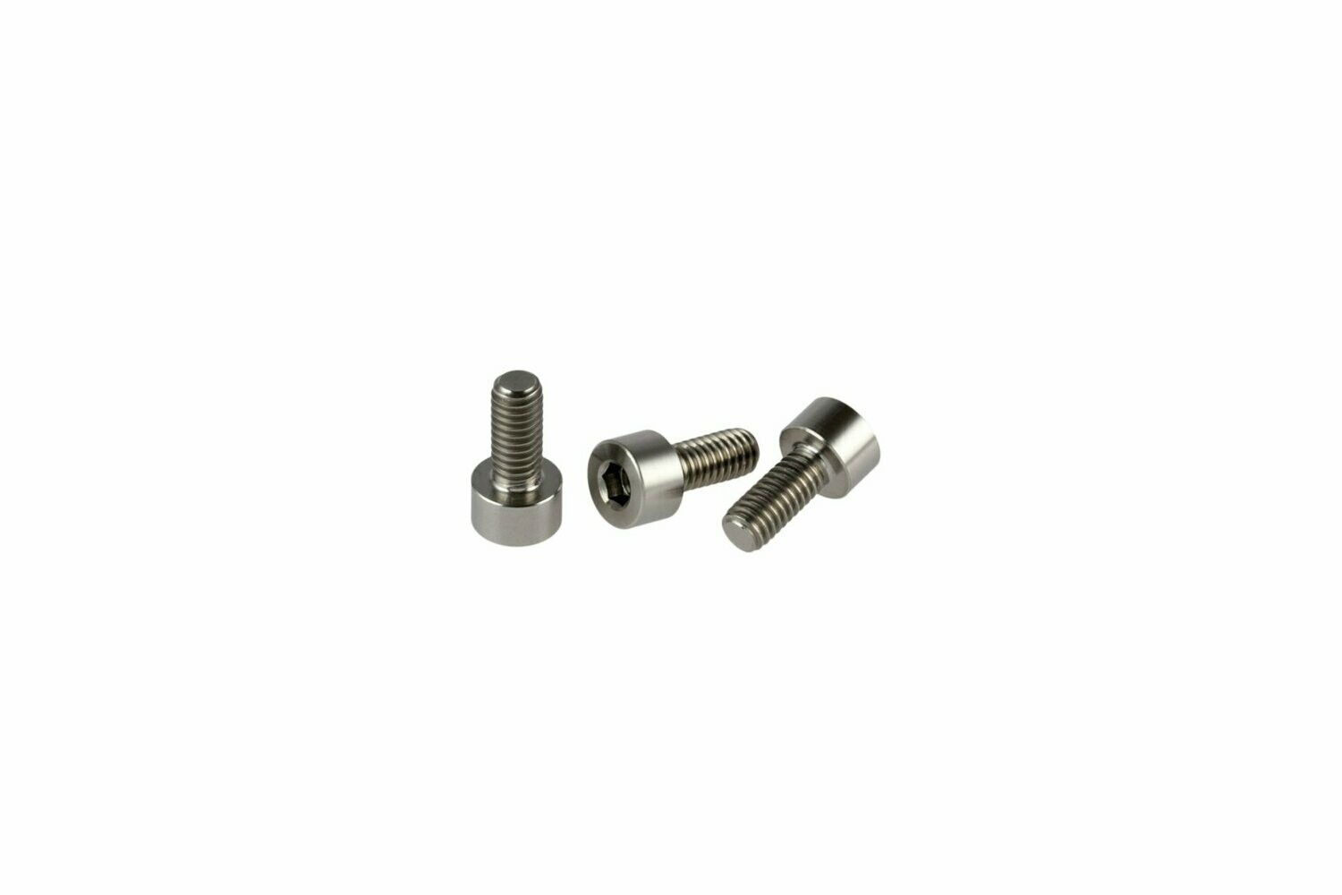 Titanium Locking Nut Screws — M4 × 8 mm — 3 pcs