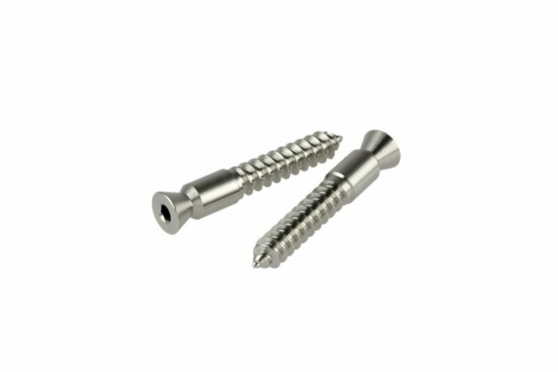 Titanium Tremolo Wood Studs — One-Piece — Set of 2 Titanium Tremolo Wood Studs — One-Piece — Set of 2