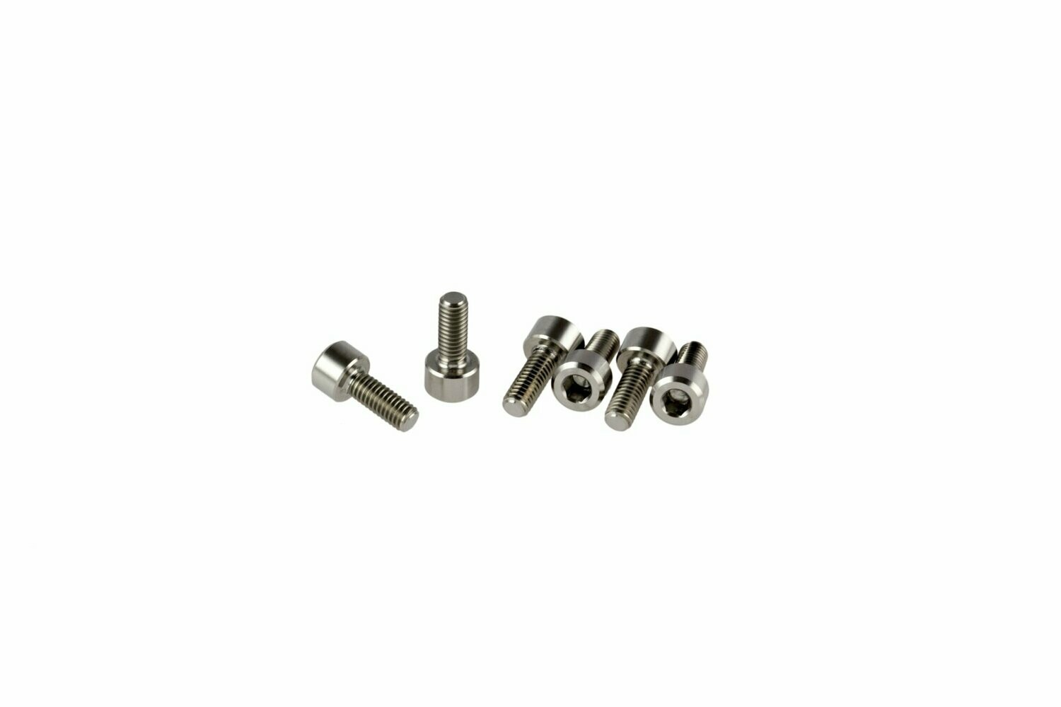 Titanium Saddle Mounting Screws — M3 × 8 mm — 6 pcs