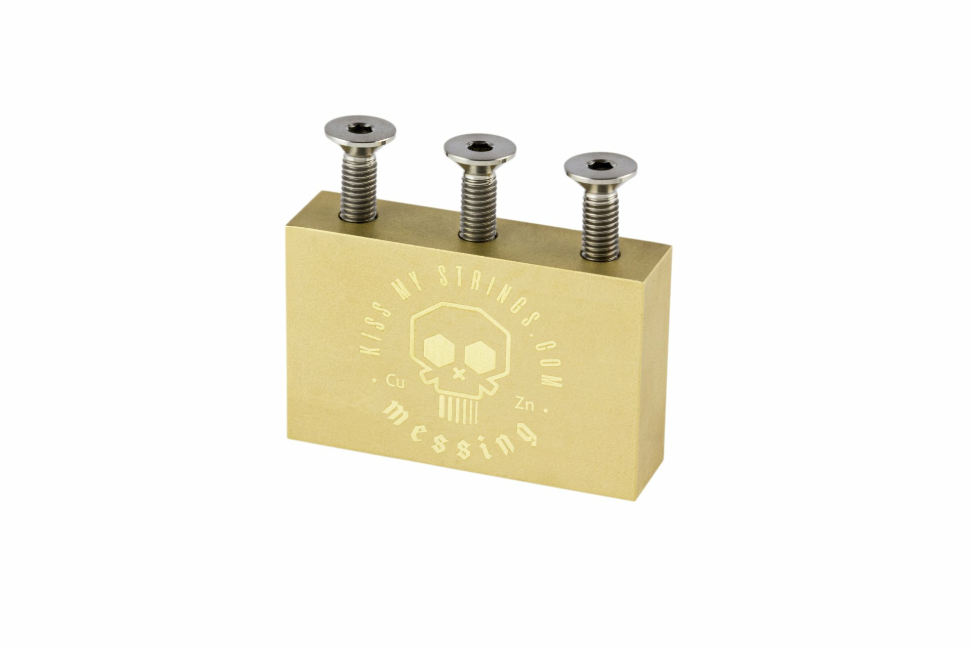 MONOLITH Fixed-Length Brass Tremolo Block