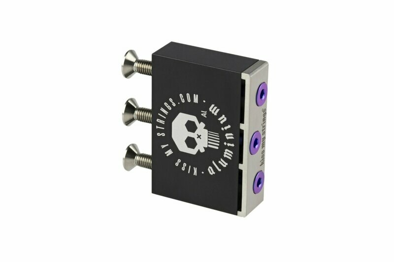 MONOLITH Fixed-Length Aluminum Tremolo Block — Spring Retainer MONOLITH Fixed-Length Aluminum Tremolo Block — Spring Retainer