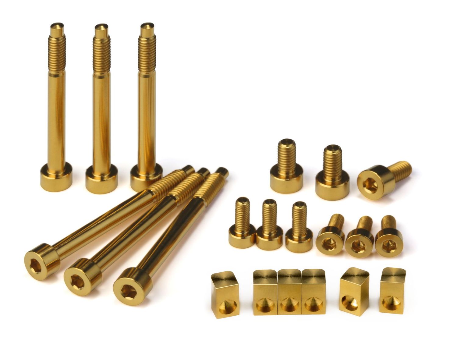 Titanium Upgrade Set — 6-String — Gold TiN