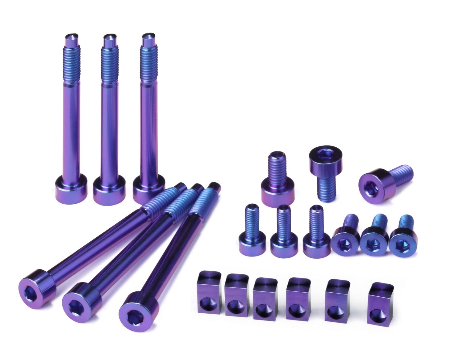 Titanium Upgrade Set — 6-String — Purple Anodized