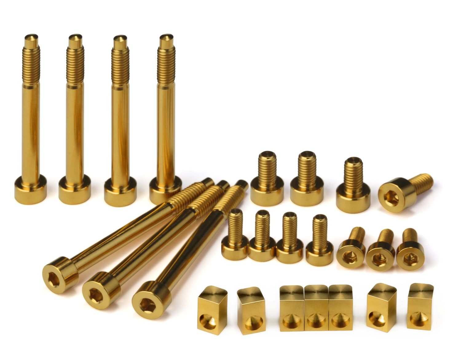 Titanium Upgrade Set — 7-String — Gold TiN