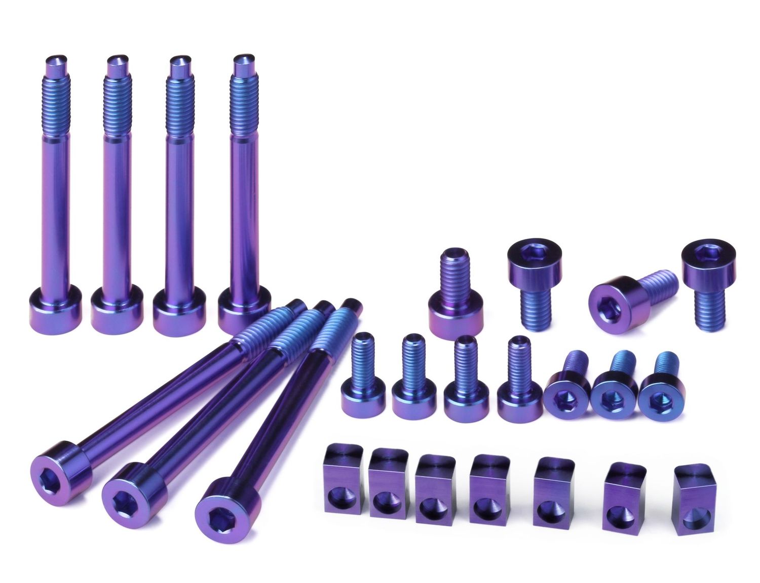 Titanium Upgrade Set — 7-String — Purple Anodized