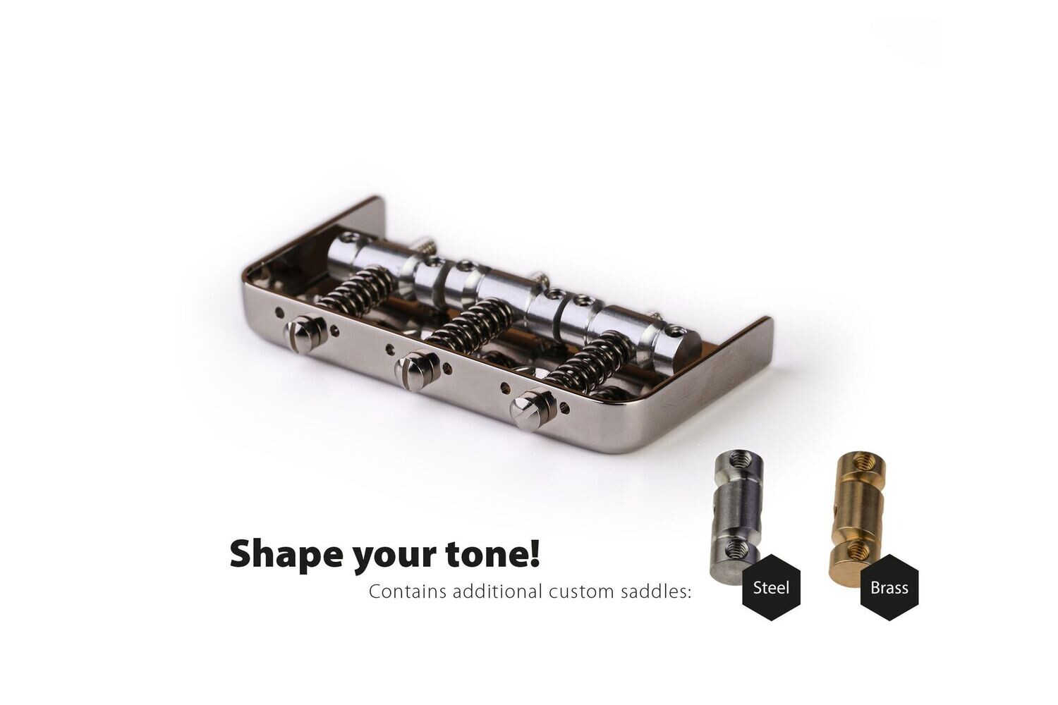 TV-Bridge Short — 7075 Aluminum — Nickel