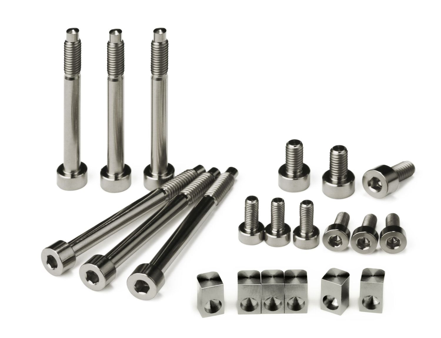 Titanium Upgrade Set — 6-String — Natural Titanium