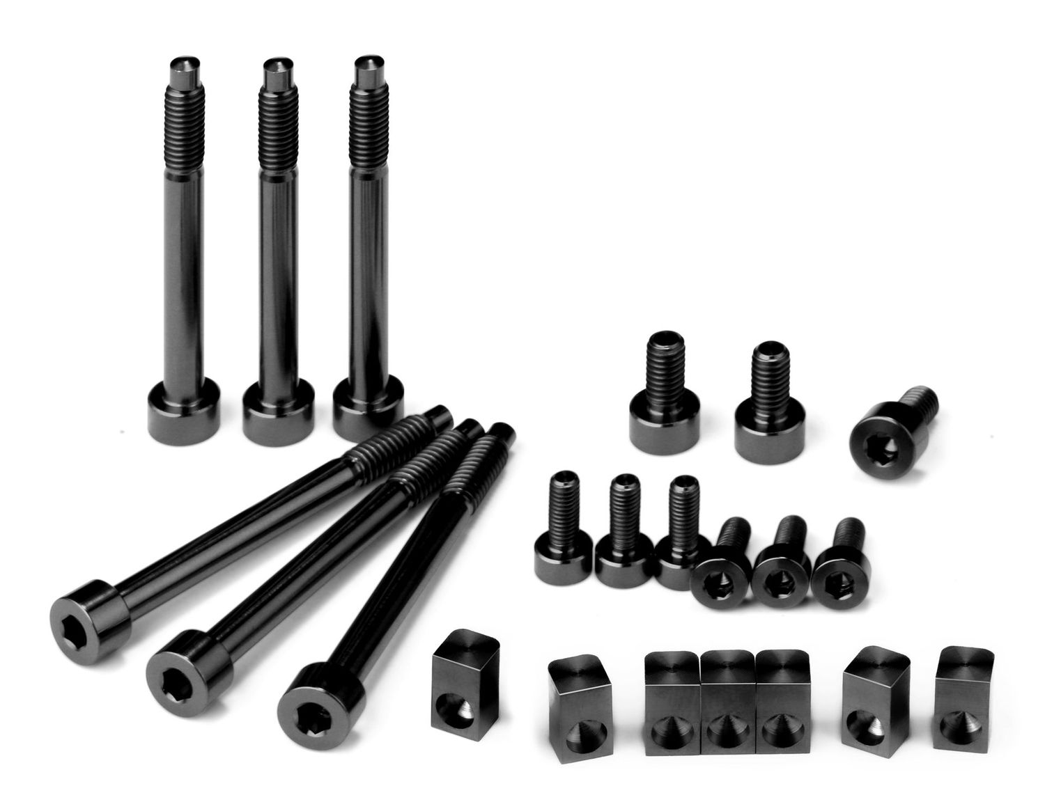 Titanium Upgrade Set — 6-String — Carbon Black PVD