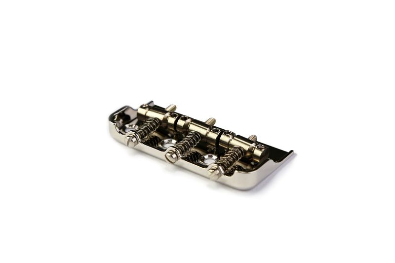 TV-Bridge Short Bigsby Cut — TV-Rail+ — Nickel TV-Bridge Short Bigsby Cut — TV-Rail+ — Nickel
