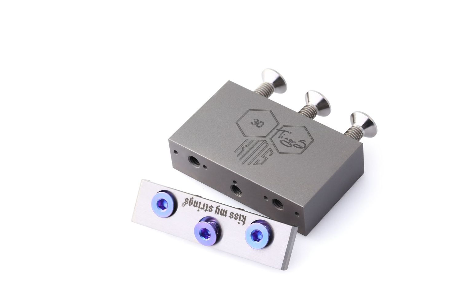 MONOLITH Modular Titanium Tremolo Block — 30 mm Base MONOLITH Modular Titanium Tremolo Block — 30 mm Base