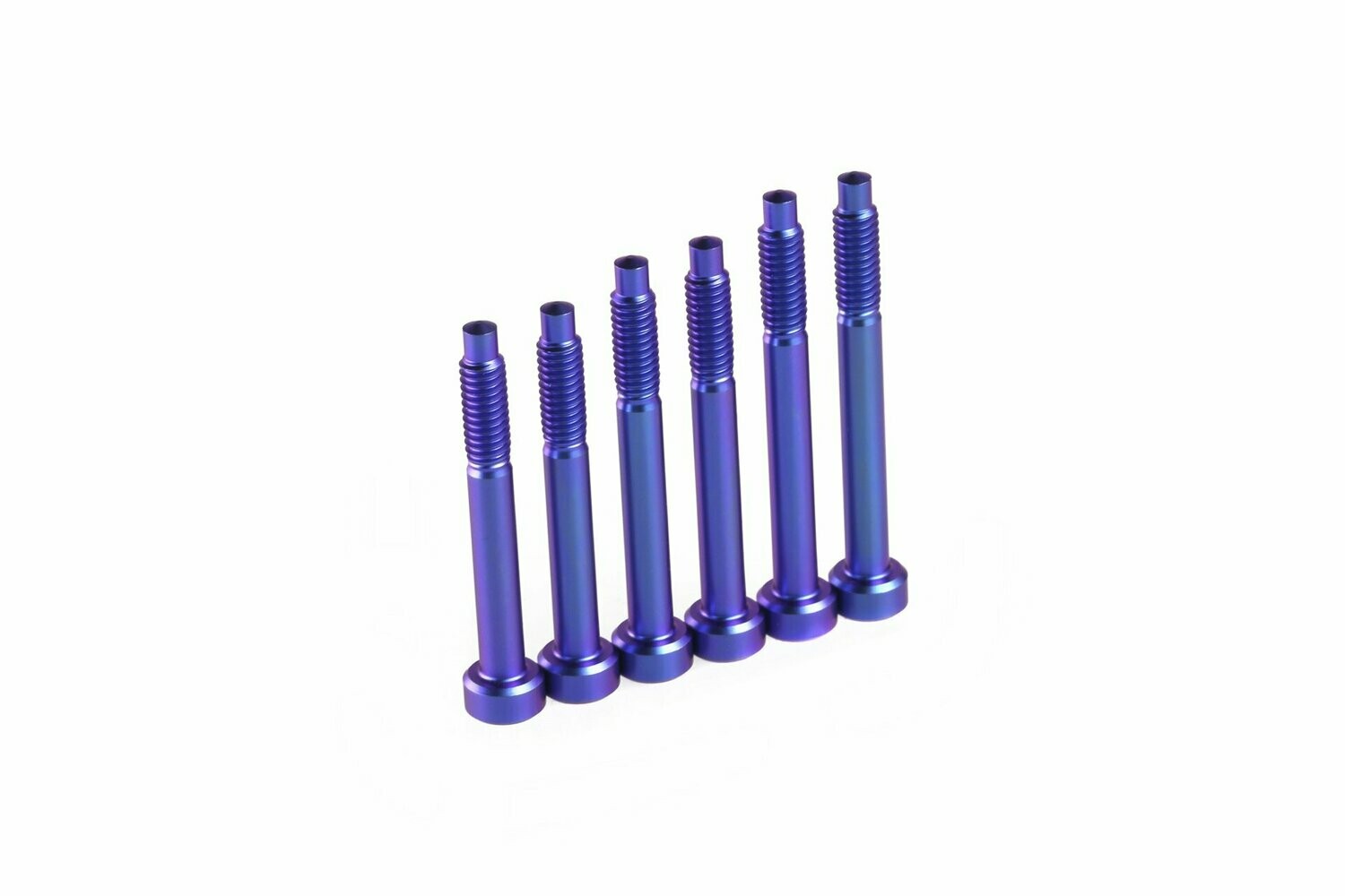 String Lock Conversion Screws — Titanium — Purple Anodized — 6 pcs