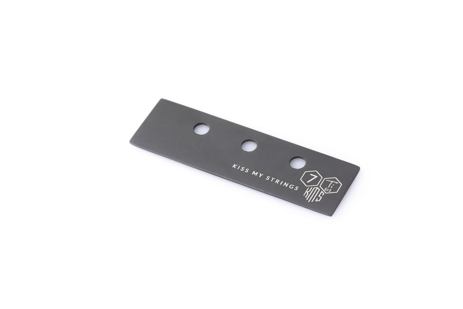 Fine-Tuner Spring Plate Support Shim — 7-String — Carbon Black PVD