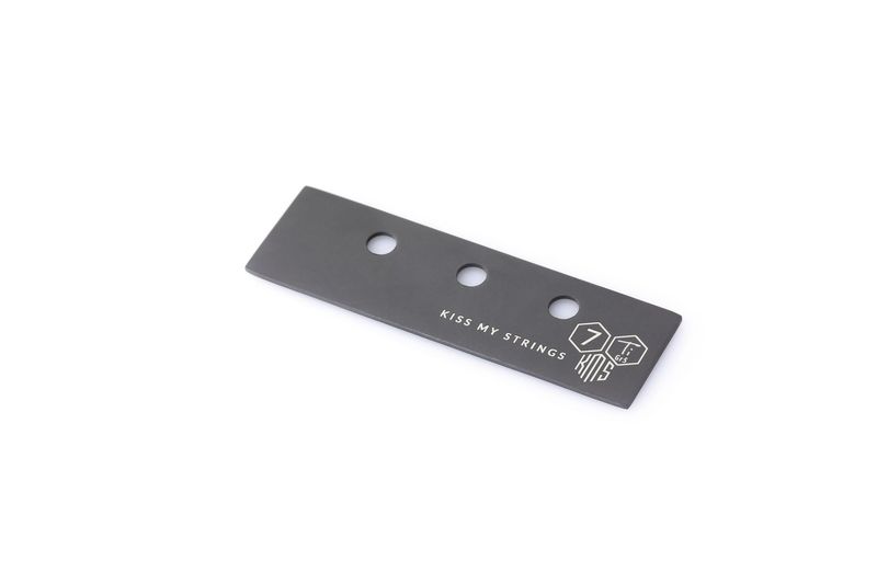 Fine-Tuner Spring Plate Support Shim — 7-String — Carbon Black PVD Fine-Tuner Spring Plate Support Shim — 7-String — Carbon Black PVD