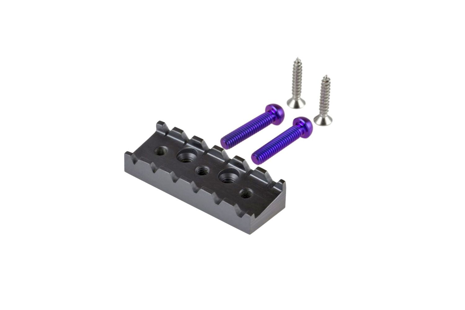 Locking Nut R3 - Titanium, Black