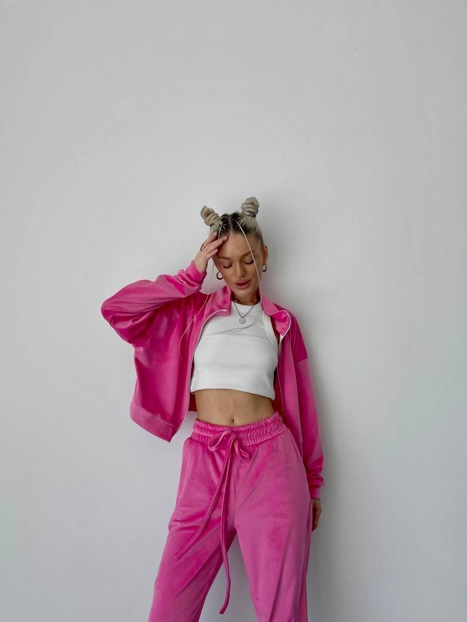 Aksominis kostiumėlis PINK