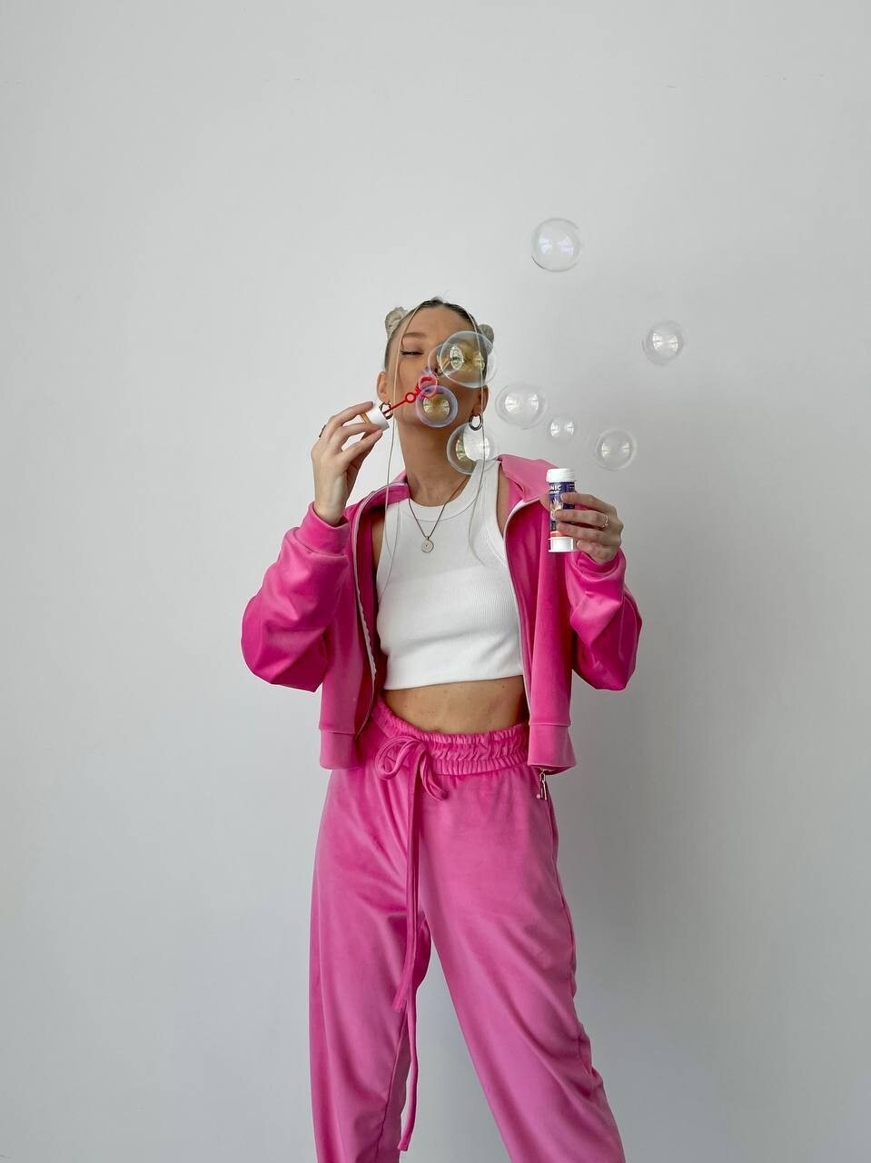 Aksominis kostiumėlis PINK