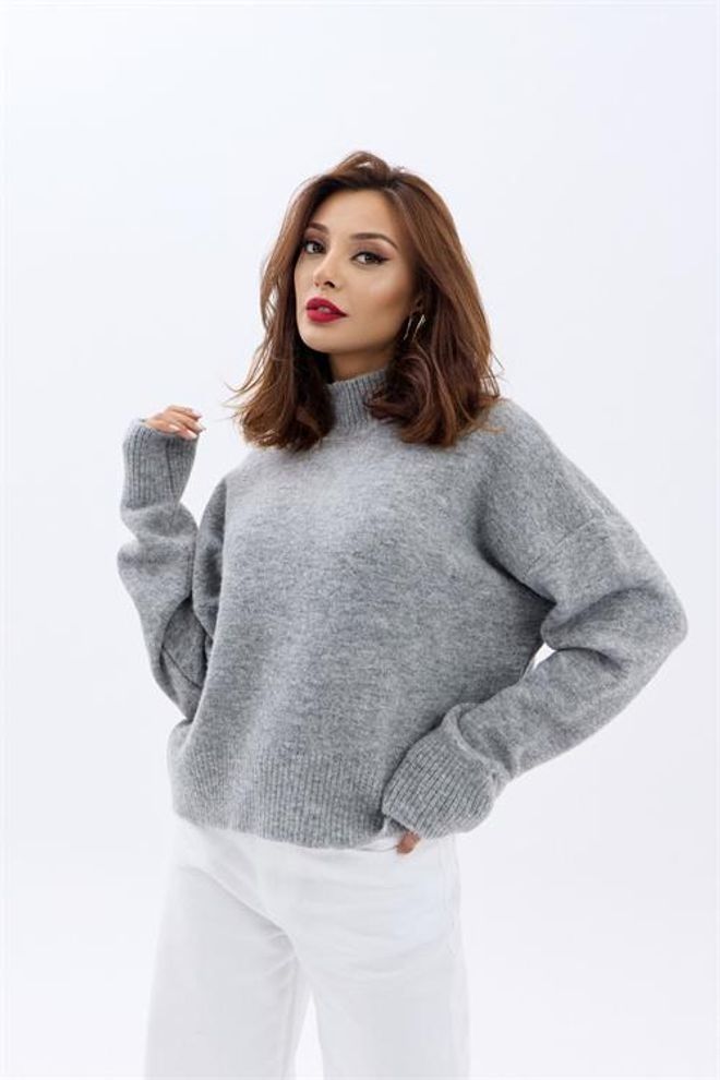 Megztinis light grey