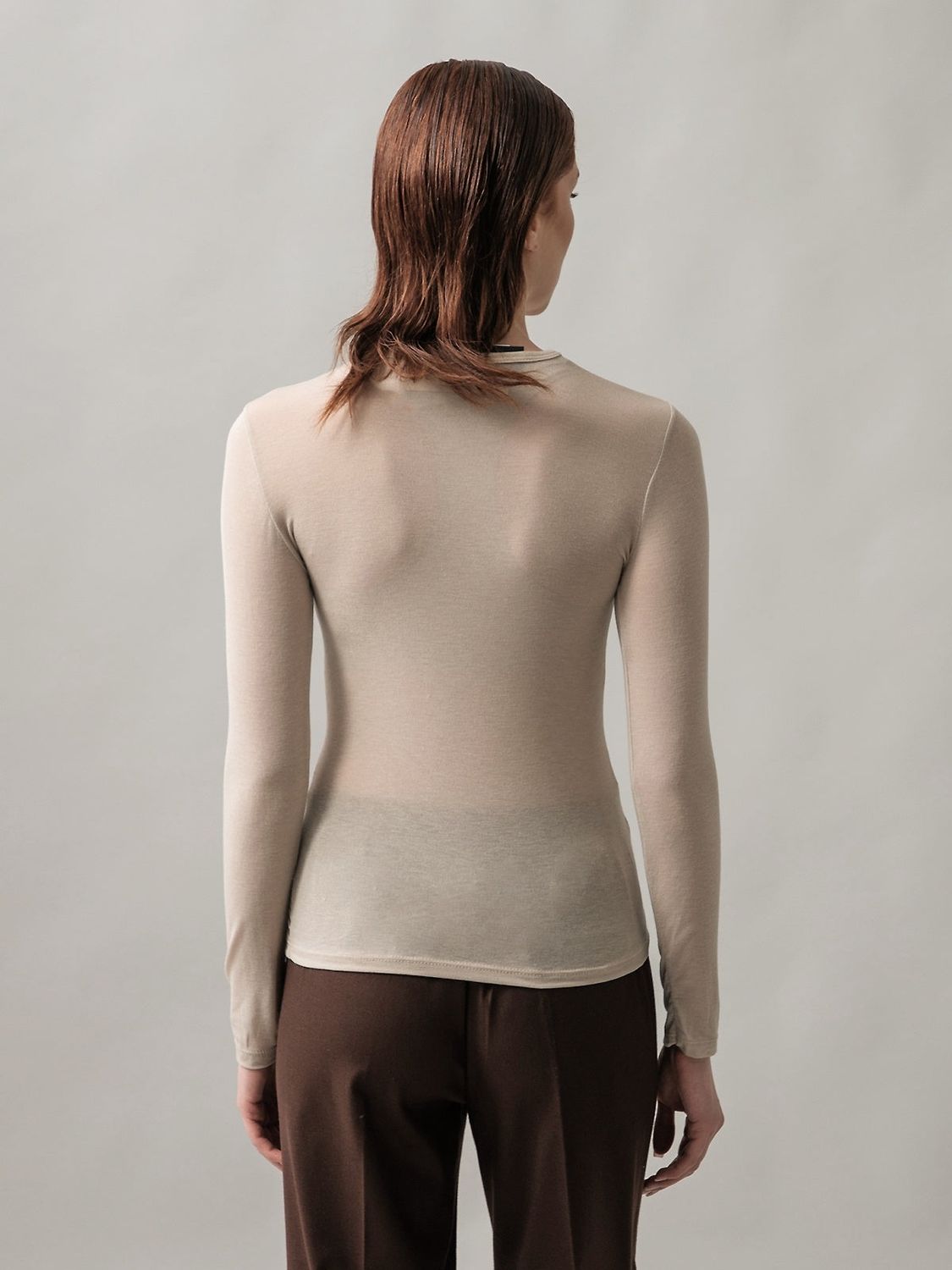 Long sleeve with cashmere