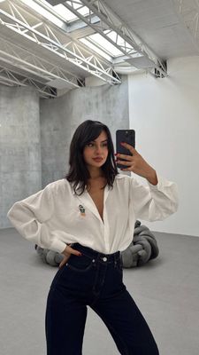 Teddy bear shirt white