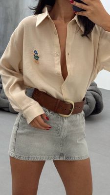 Teddy bear shirt baby beige 