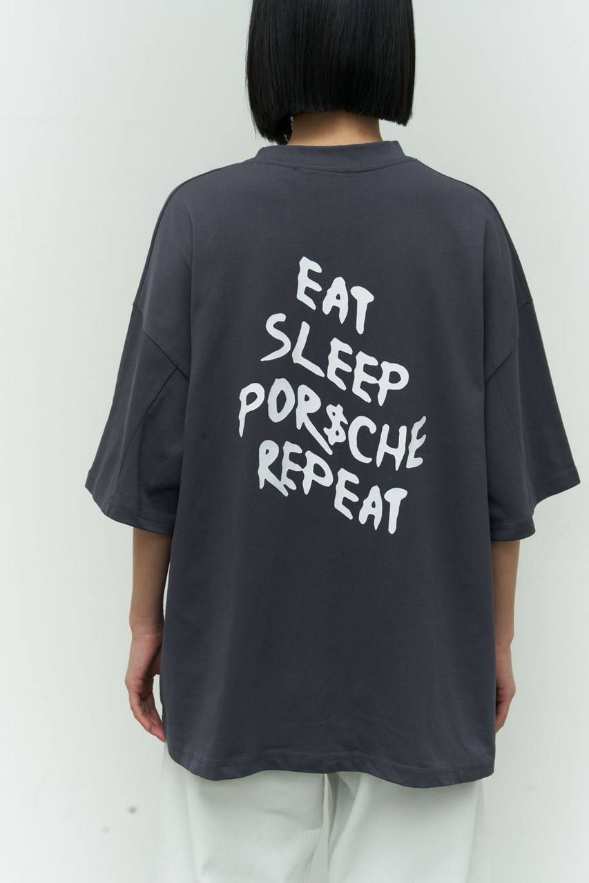 Marškinėliai Eat Sleep Porsche Repeat