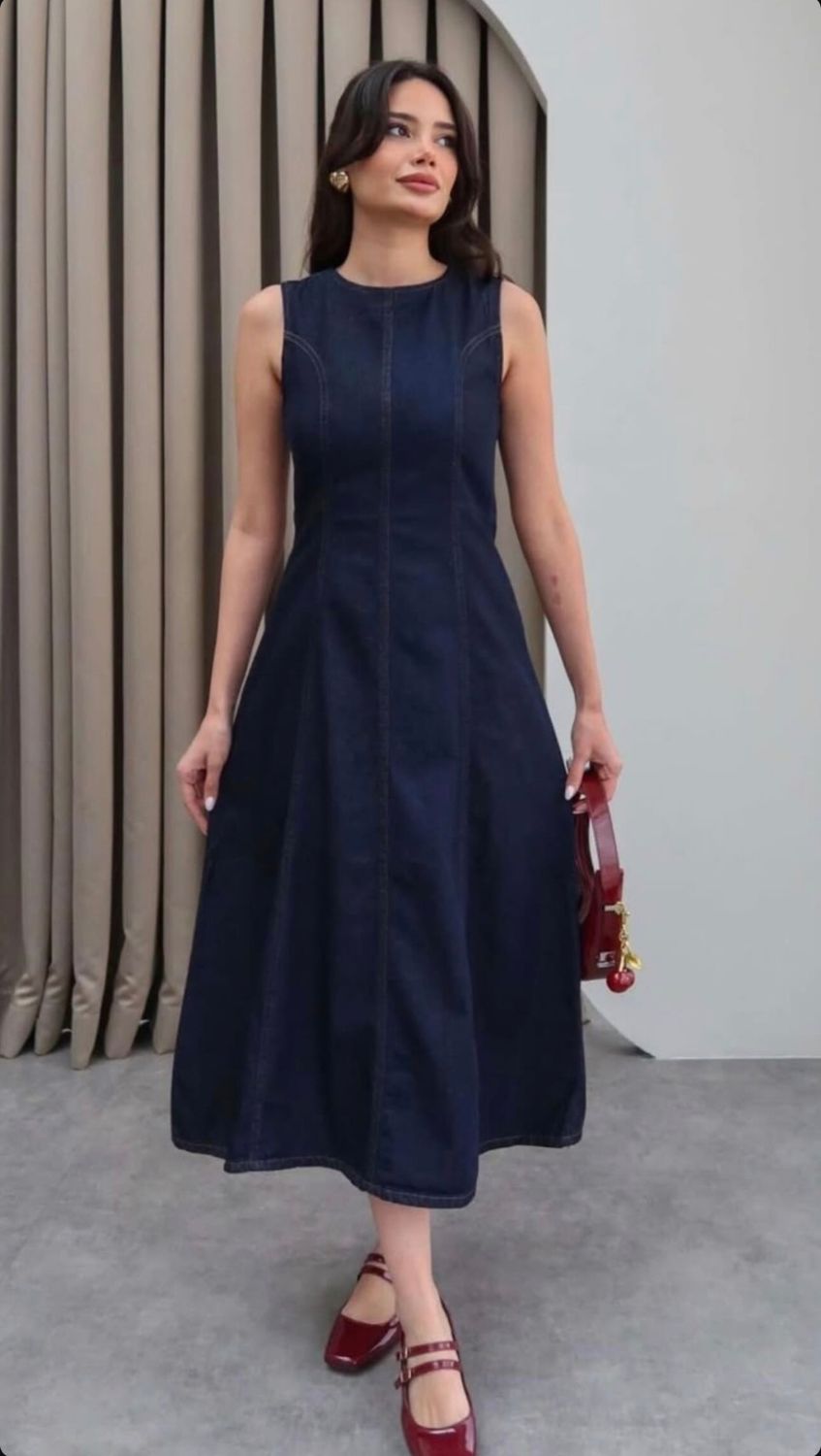 Denim dress