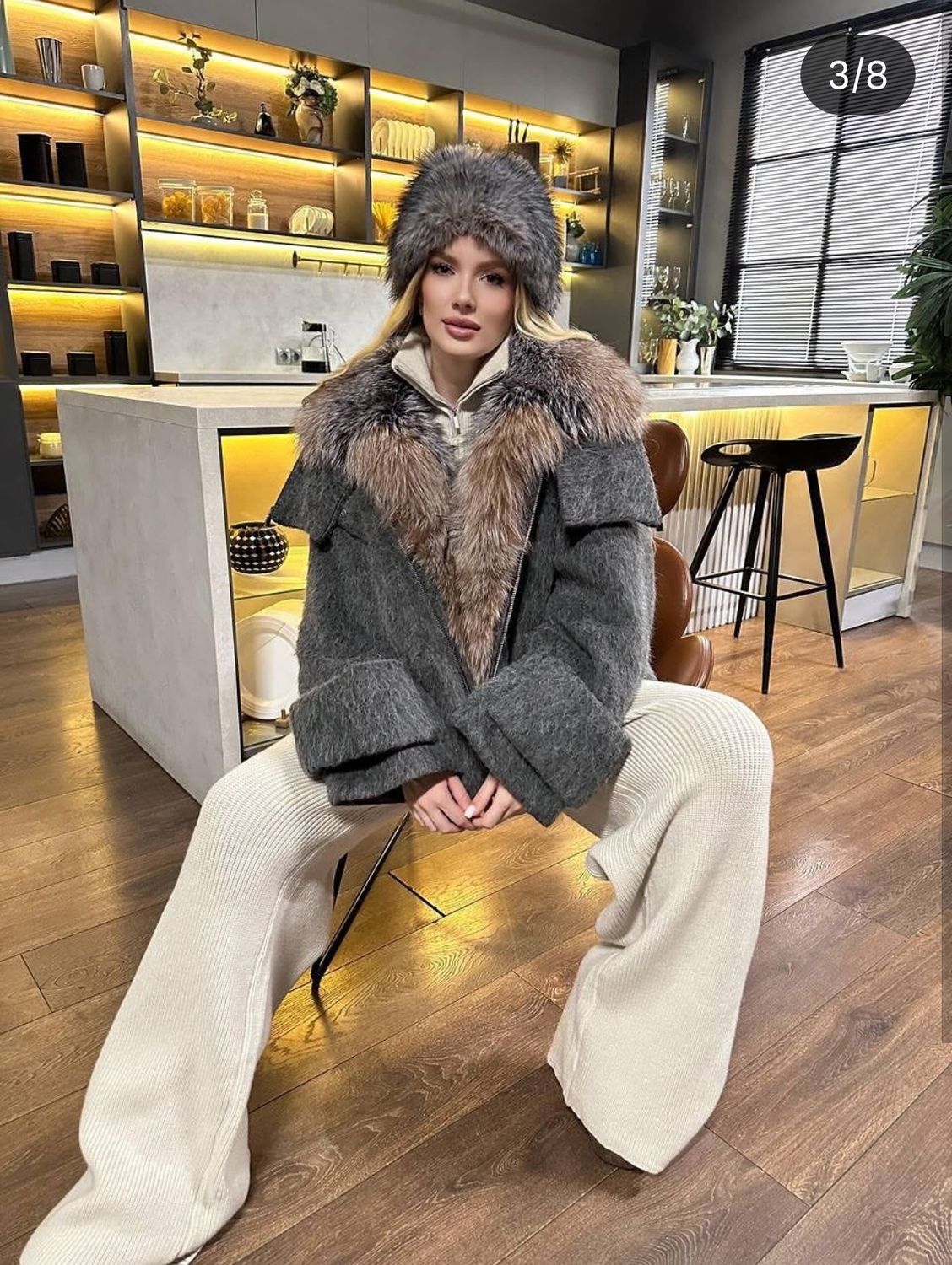 Pūkinė striukė Allen
