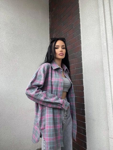 Marškiniai Grey/pink