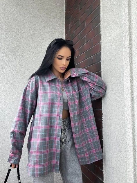 Marškiniai Grey/pink