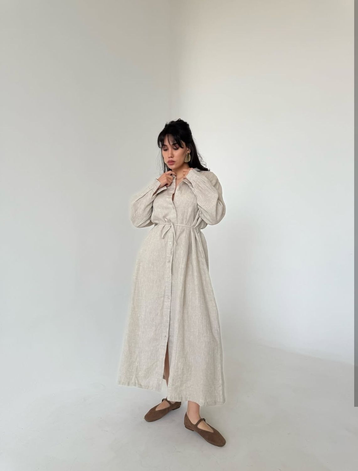 Lino suknelė Lora P.