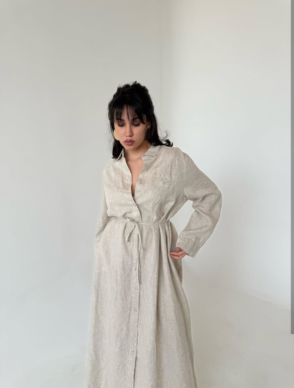 Lino suknelė Lora P.