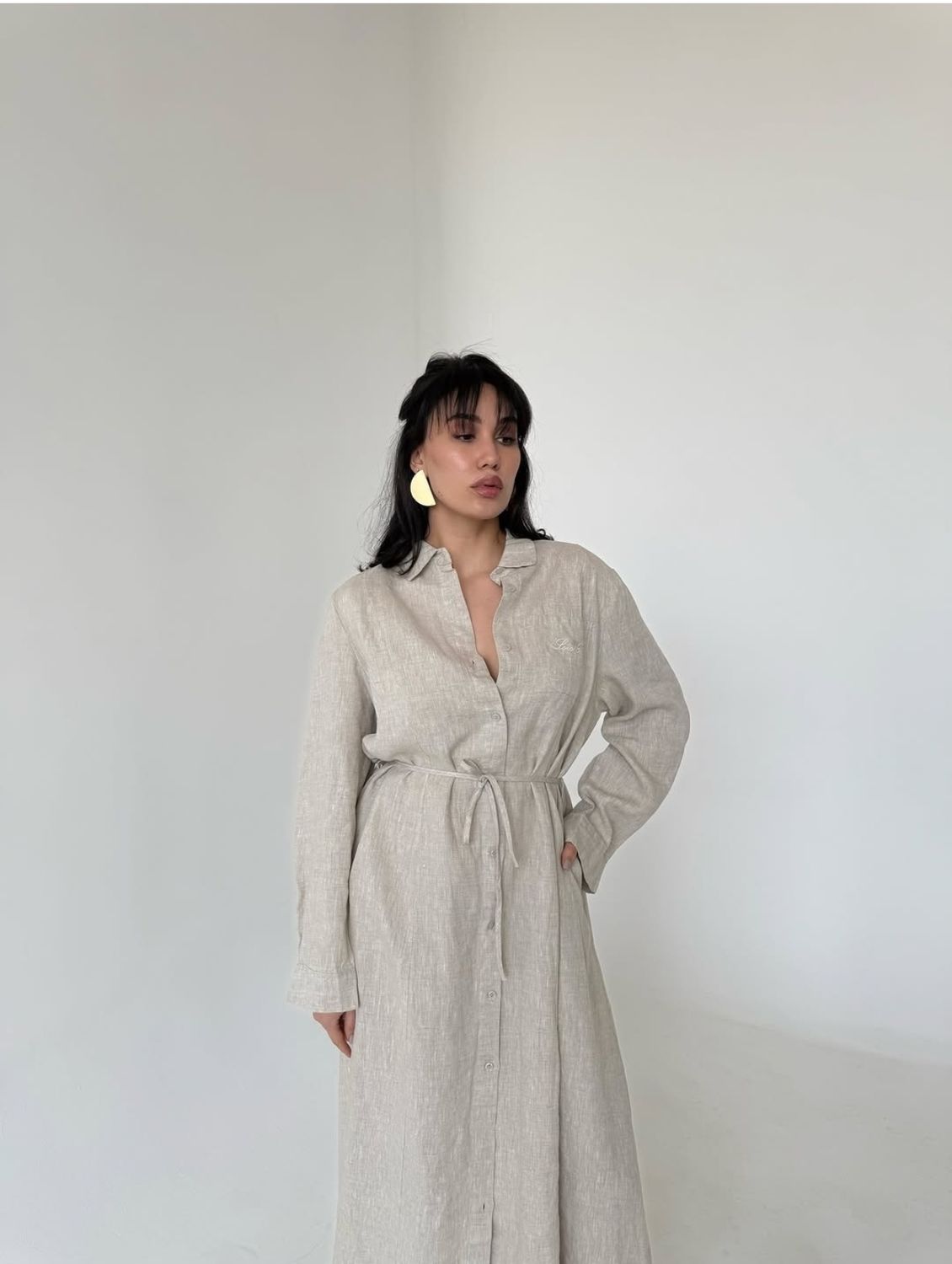 Lino suknelė Lora P.