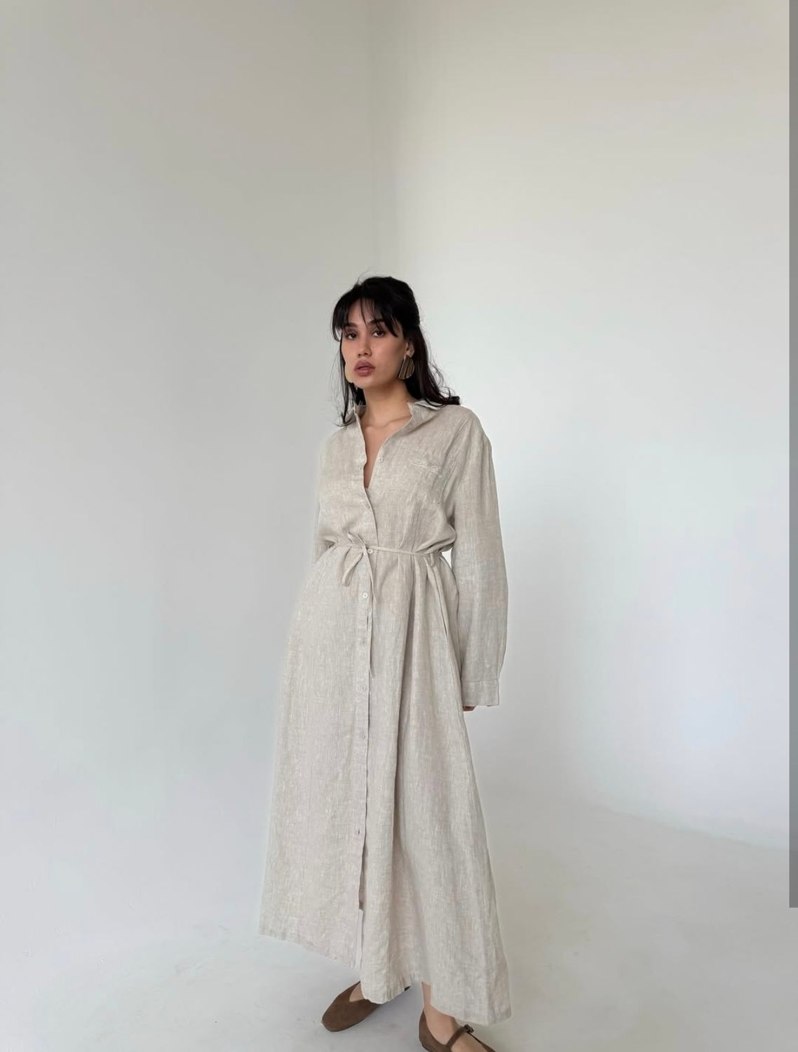 Lino suknelė Lora P.