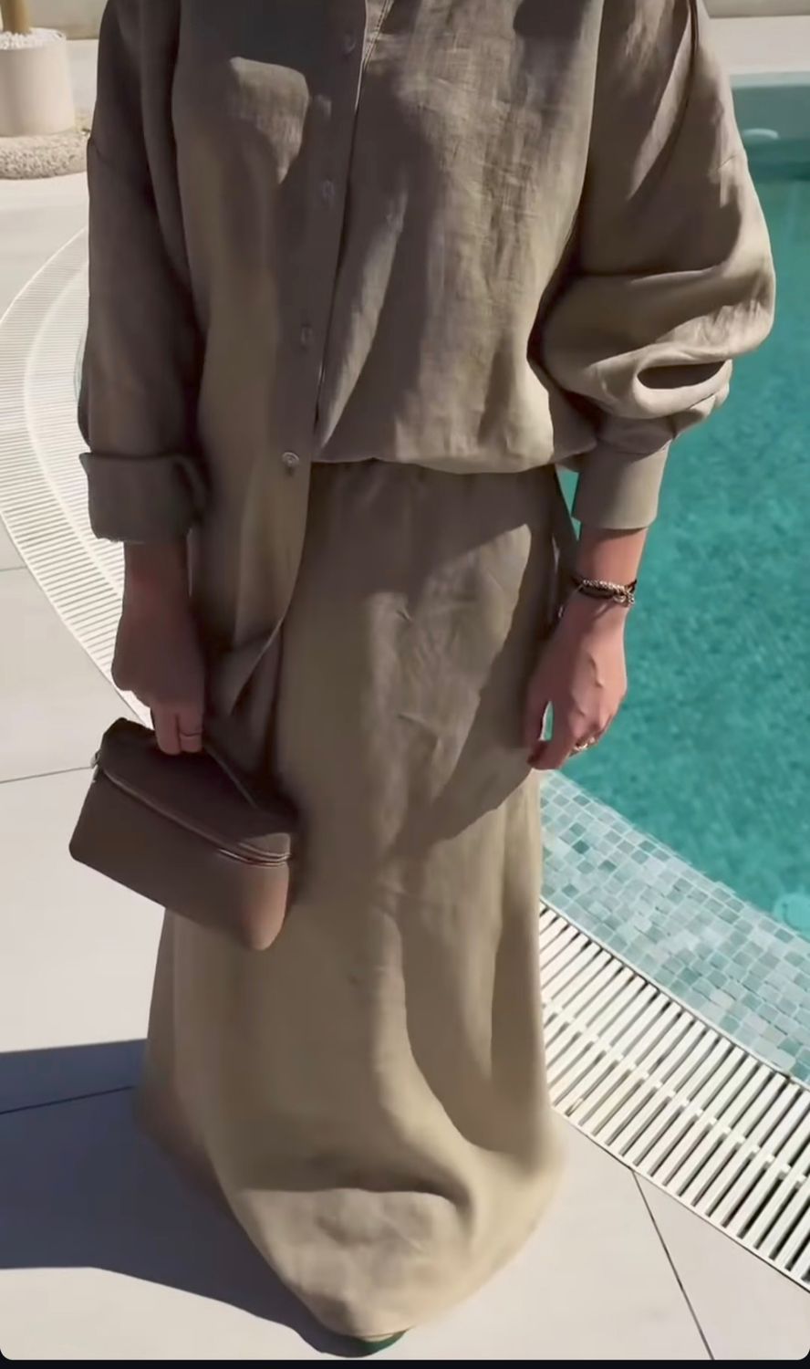 Premium lininis kostiumėlis Lora