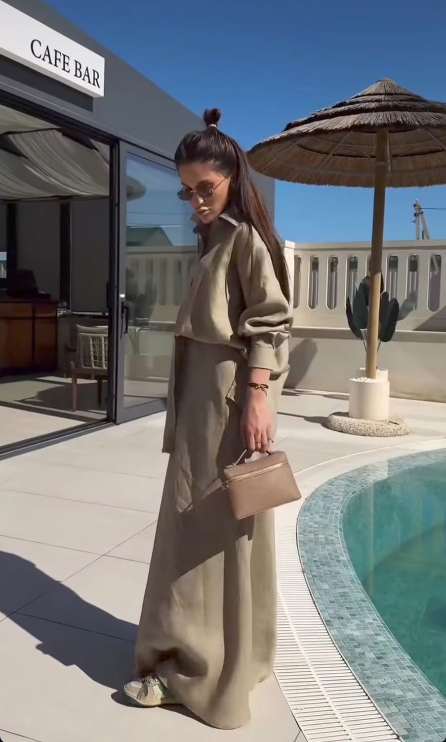 Premium lininis kostiumėlis Lora