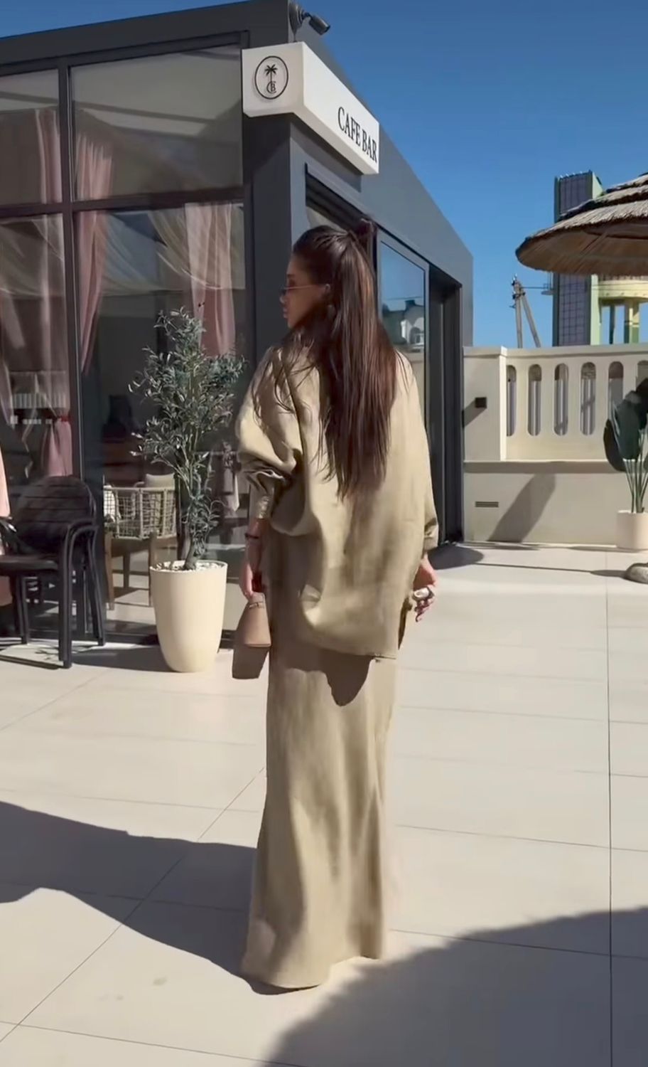 Premium lininis kostiumėlis Lora