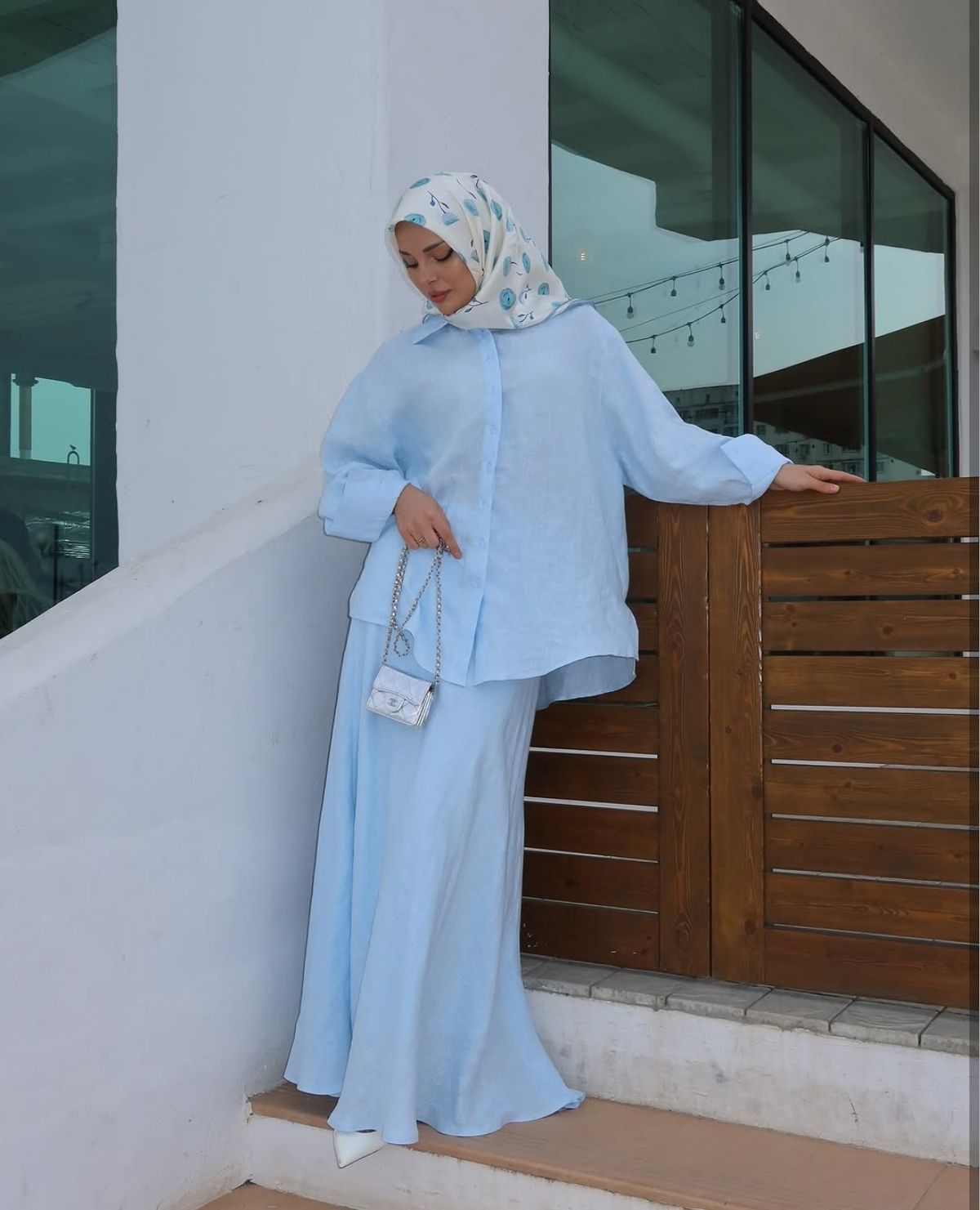 Premium lininis kostiumėlis Lora